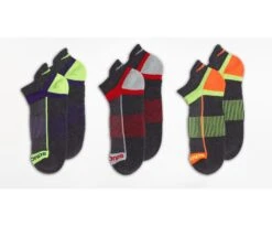 Saucony Inferno No Show Tab 3-Pack Socks -Sportswear Store M22170 076 3 PACK