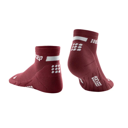 CEP Men's The Run Low Cut Socks 4.0 (Dark Red) 6 CEP Men's The Run Low Cut Socks 4.0 (Dark Red) - Image 4